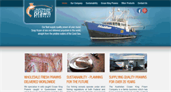 Desktop Screenshot of oceankingprawns.com.au